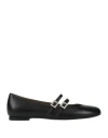 Roberto Festa Woman Ballet Flats Black Size 7 Leather In Black
