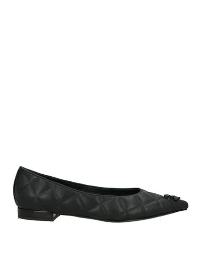 Roberto Festa Woman Ballet Flats Black Size 7 Textile Fibers