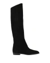Roberto Festa Woman Boot Black Size 7 Leather In Black