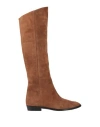 Roberto Festa Woman Boot Tan Size 9 Leather In Red
