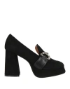 Roberto Festa Woman Loafers Black Size 6 Leather