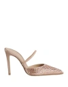 Roberto Festa Woman Mules & Clogs Sand Size 6 Textile Fibers In Beige