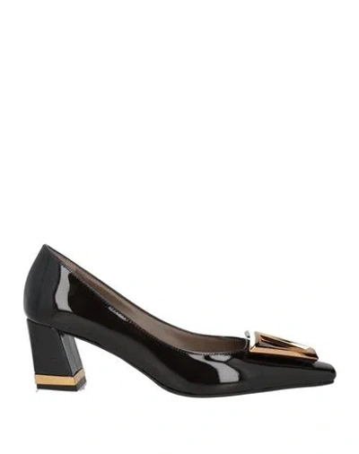 Roberto Festa Woman Pumps Black Size 7 Leather