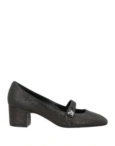 Roberto Festa Woman Pumps Black Size 7 Leather