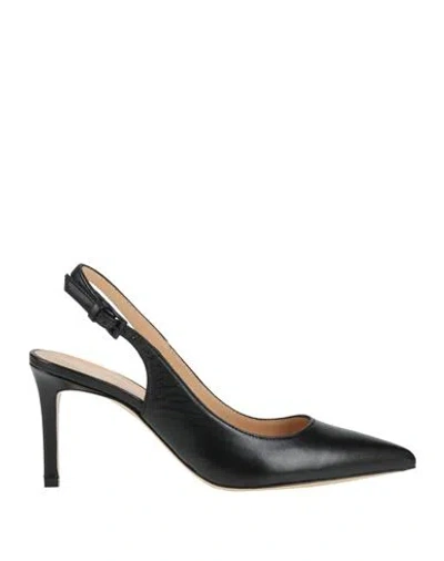 ROBERTO FESTA ROBERTO FESTA WOMAN PUMPS BLACK SIZE 7 SOFT LEATHER