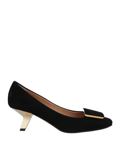 Roberto Festa Woman Pumps Black Size 7.5 Leather