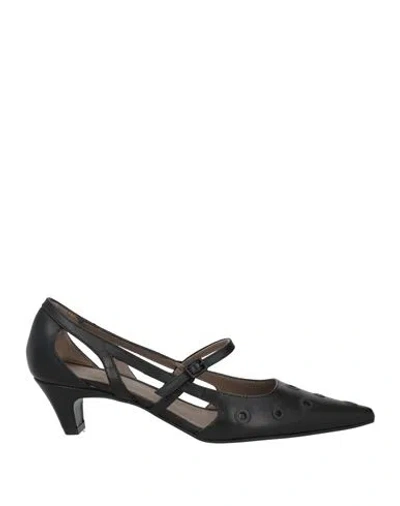 Roberto Festa Woman Pumps Black Size 8 Leather