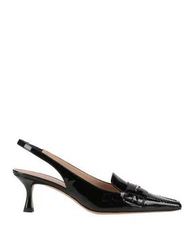 Roberto Festa Woman Pumps Black Size 8 Leather