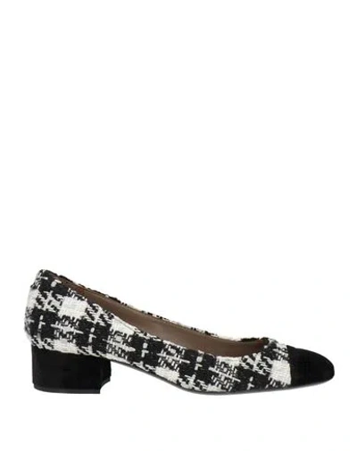 Roberto Festa Woman Pumps Black Size 9 Textile Fibers