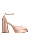 Roberto Festa Woman Pumps Blush Size 6 Textile Fibers In Pink