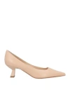 Roberto Festa Woman Pumps Blush Size 8 Leather In Brown