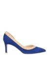 ROBERTO FESTA ROBERTO FESTA WOMAN PUMPS BRIGHT BLUE SIZE 8 LEATHER