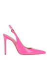 Roberto Festa Woman Pumps Fuchsia Size 7 Leather In Pink