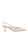 Roberto Festa Woman Pumps Ivory Size 6.5 Leather In White