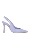 Roberto Festa Woman Pumps Lilac Size 8 Soft Leather In Purple