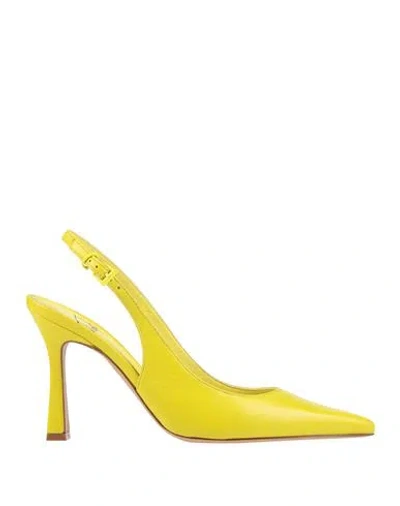 Roberto Festa Woman Pumps Lime Green Size 8 Leather