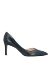 Roberto Festa Woman Pumps Midnight Blue Size 6 Leather