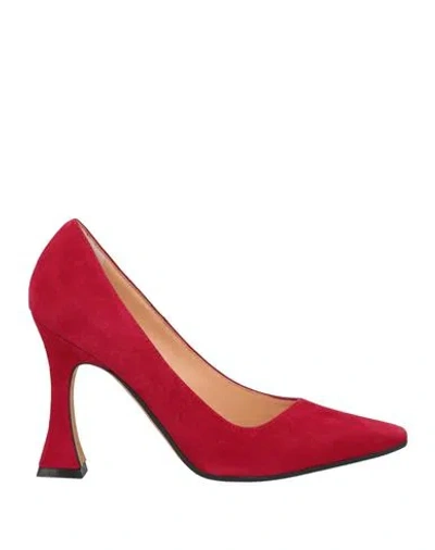 Roberto Festa Woman Pumps Red Size 6 Leather