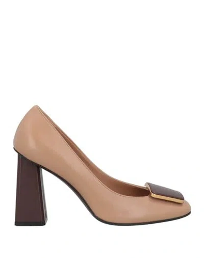 Roberto Festa Woman Pumps Sand Size 6 Leather
