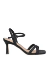 Roberto Festa Mesia 70mm Glittered Sandals In Black