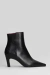 Roberto Festa 75mm Yanira Pointed-toe Heeled Ankle Boots In Black