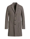 Roberto P  Luxury Roberto P Luxury Man Coat Brown Size 40 Wool, Polyamide