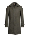 Roberto P  Luxury Roberto P Luxury Man Coat Military Green Size 38 Wool, Polyamide In Green