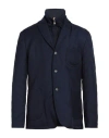Roberto P  Luxury Roberto P Luxury Man Jacket Navy Size 42 Viscose, Wool, Polyester, Elastane In Blue