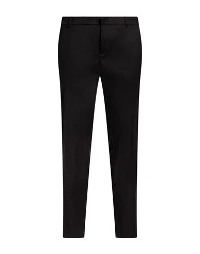 Roberto P  Luxury Roberto P Luxury Man Pants Black Size 28 Viscose, Wool, Elastane