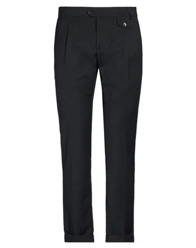 Roberto P  Luxury Roberto P Luxury Man Pants Black Size 34 Wool, Polyester, Elastane