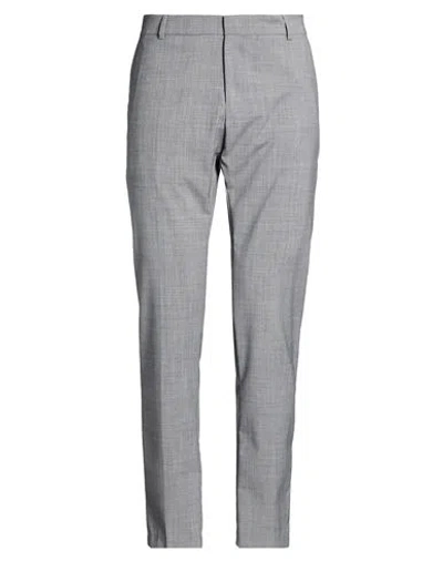 Roberto P  Luxury Roberto P Luxury Man Pants Grey Size 34 Wool, Polyester, Elastane In Gray