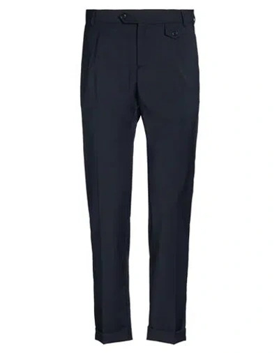 Roberto P  Luxury Roberto P Luxury Man Pants Midnight Blue Size 32 Wool, Polyester, Elastane