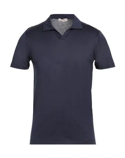 Roberto P  Luxury Roberto P Luxury Man Polo Shirt Navy Size S Cotton In Blue