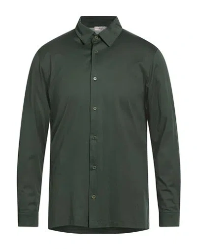 Roberto P  Luxury Roberto P Luxury Man Shirt Dark Green Size Xl Cotton