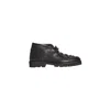 Roberto Pepe Luxury Black Calfskin Boot In Black