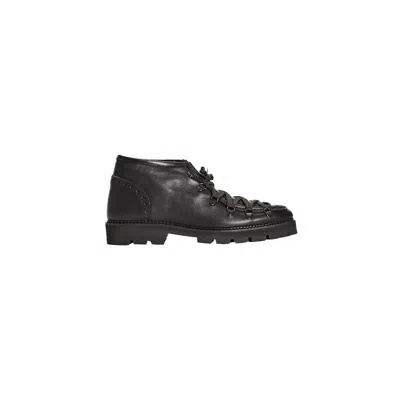 ROBERTO PEPE LUXURY BLACK CALFSKIN BOOT