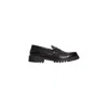 Roberto Pepe Luxury Black Calfskin Loafer In Black