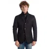 Roberto Pepe Luxury Black Wool Men Men's Jacket In Black