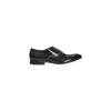 Roberto Pepe Luxury Blue Calfskin Loafer In Black