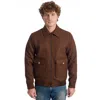 Roberto Pepe Luxury Brown Wool Men Men's Jacket In Brown