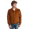Roberto Pepe Luxury Brown Leather Di Lambskin Jacket In Brown