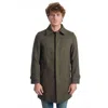 Roberto Pepe Luxury Green Wool Coat In Green