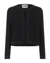 Roberto Quaglia Woman Jacket Black Size 14 Virgin Wool, Elastane In Black