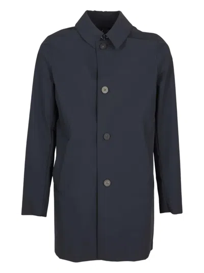 Roberto Ricci Designs Button-fastening Collared Coat In Blue