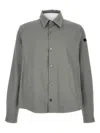 Roberto Ricci Designs Button-fastening Patch-detail Shirt Jacket In Gray