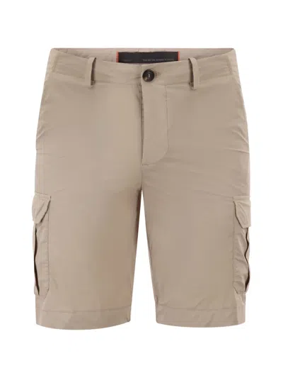Roberto Ricci Designs Buttoned Cargo Shorts In Brown