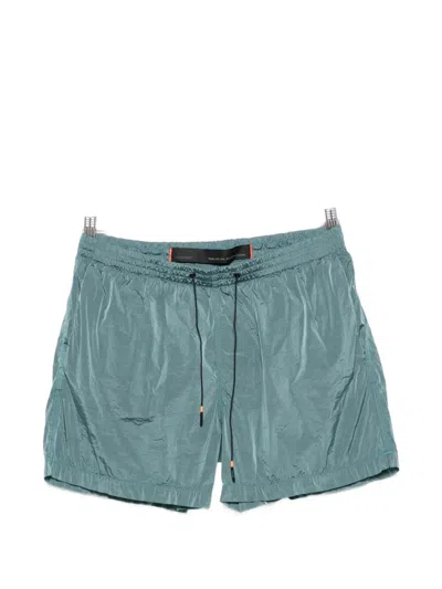 Roberto Ricci Designs Crinkled-effect Drawstring Shorts In Blue