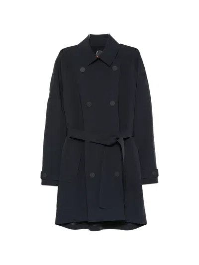 Roberto Ricci Designs Double-breasted Belted Coat In Blue