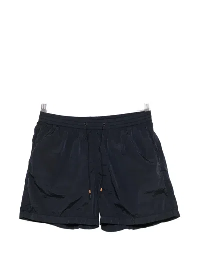 Roberto Ricci Designs Drawstring Crinkled-finish Shorts In Blue