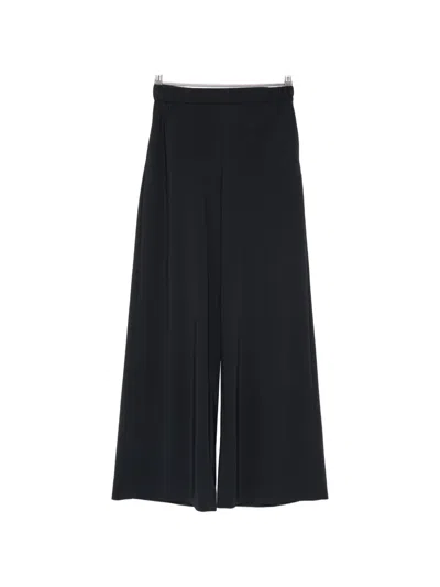Roberto Ricci Designs Elasticated-waistband Wide-leg Trousers In Black